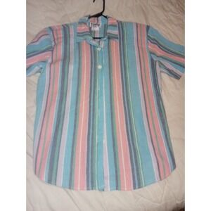 Teddi Petite 90s Short Sleeve Shirt‎ Size PL